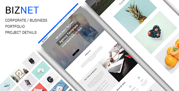 BIZNET_Corporate / Business Responsive Muse Template