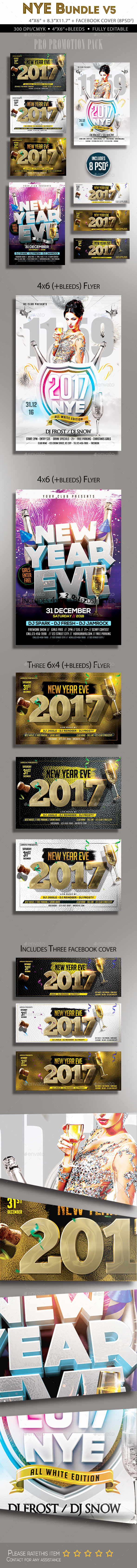 New Year Flyer Bundle v5