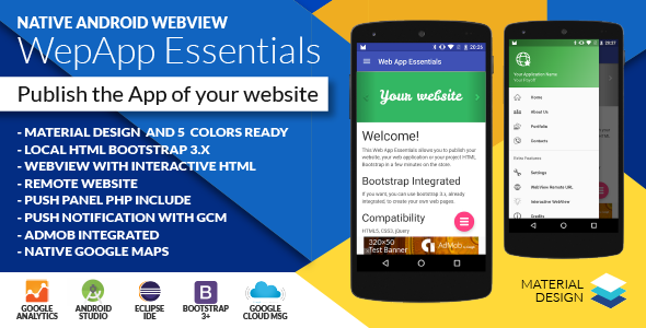 Web App + Push Web Panel - CodeCanyon Item for Sale