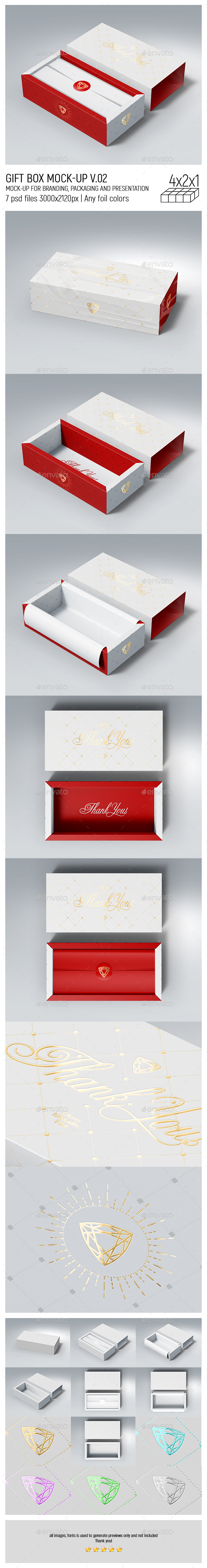 Gift Box Mock-Up v.02