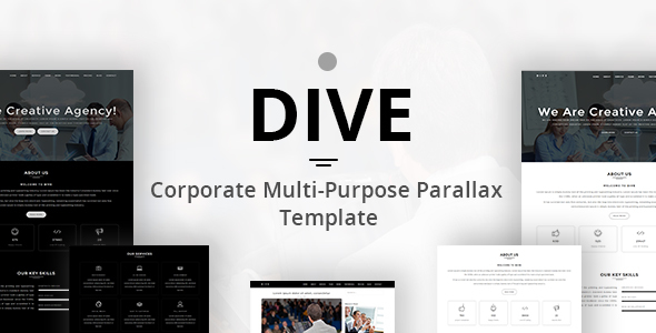 DIVE - Corporate Multi-Purpose Parallax Template