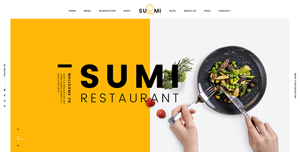 Sumi | Drag & Drop Restaurant Joomla Template
