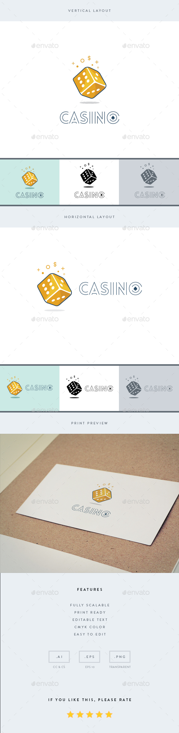 Casino - Logo Template