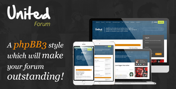 Themeforest UnitedForum - phpBB3 Style 19111334