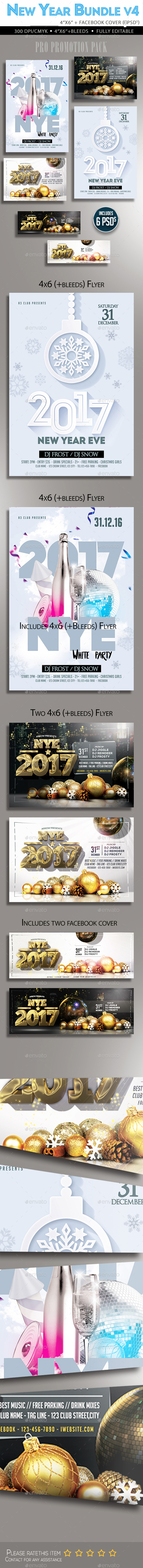 New Year Flyer Bundle V4