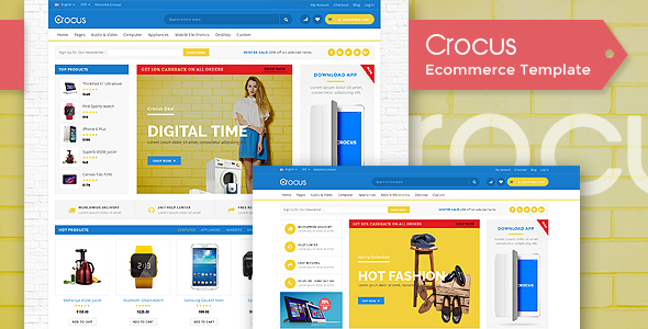 Crocus - Fashion OpenCart Theme