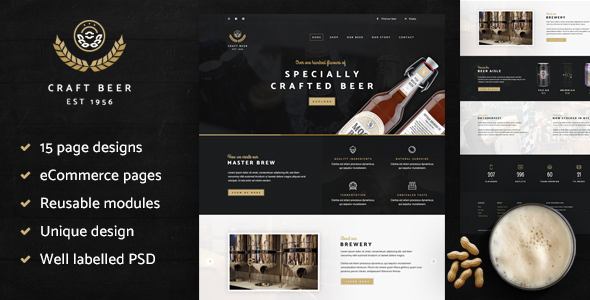 Craft Beer Nation PSD