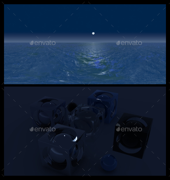Ocean Night 4 - HDRI - 3DOcean Item for Sale