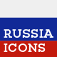 Russia Landmark Icons