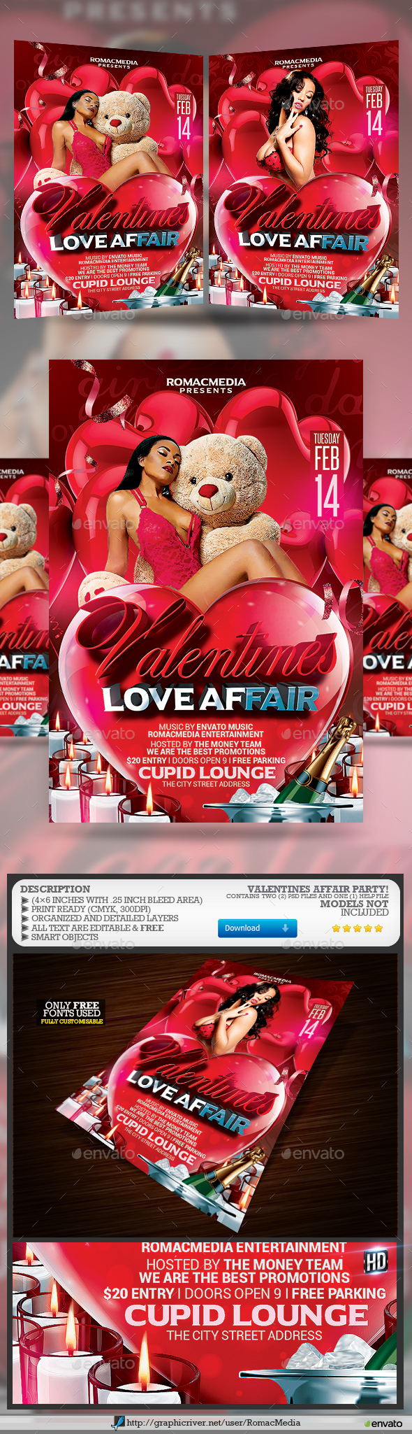 Valentines Party Flyer