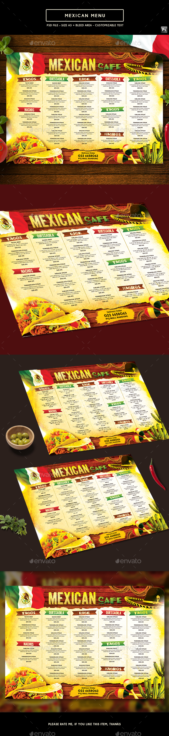 Mexican Menu