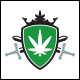 Royal Weed Logo Template