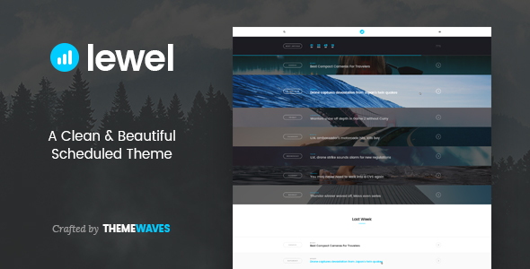 LEWEL - A Clean & Beautiful Scheduled Theme