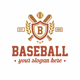 Baseball Crest Logo Template