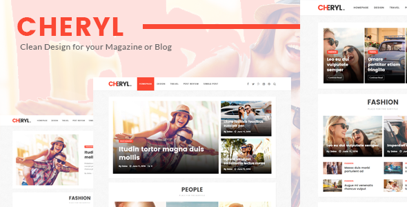 Cheryl - Responsive Design WordPress Magazine & Blog Theme