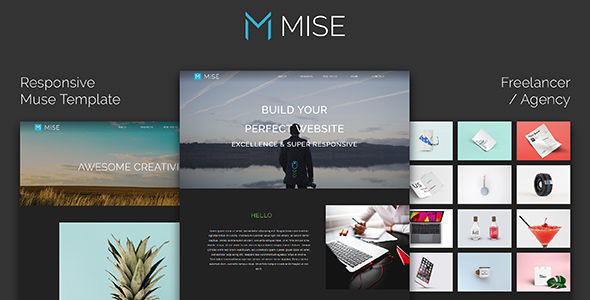 MISE_Responsive Muse Template for Freelancer / Agency