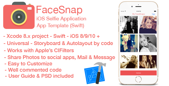 FaceSnap - iOS Selfie Application