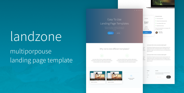 Landzone | The Multi-Purpose Landing Page Template
