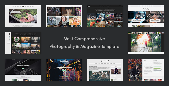 Juno - Photography & Magazine Site Template