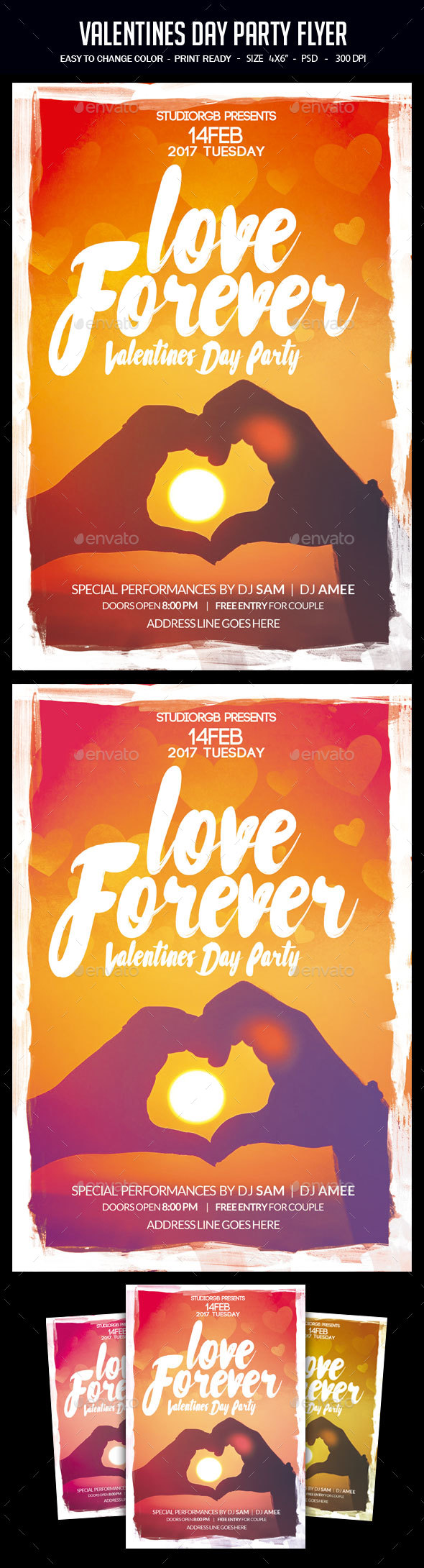 Valentines Day Party Flyer