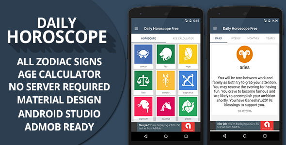 Daily Horoscope + Admob Ready