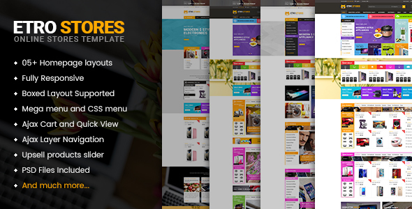 Etrostore - Multipurpose Responsive WooCommerce WordPress Theme