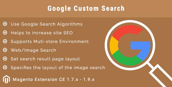 Google Custom Search Magento Extension