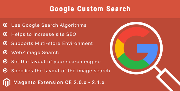 Google Custom Search Magento 2 Extension