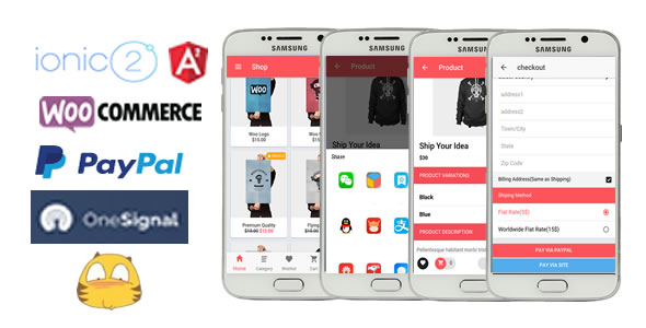 Codecanyon Ionic2WooStore 19229042