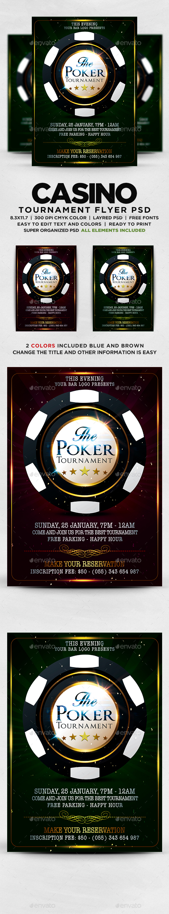 Poker Tournament Flyer