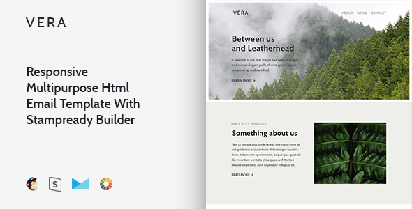 Vera – Responsive Multipurpose Email Template + Stampready Builder