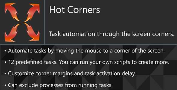 Hot Corners - Automate your daily tasks on Windows