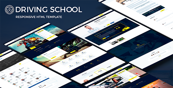Driving School - Respansive HTML Template