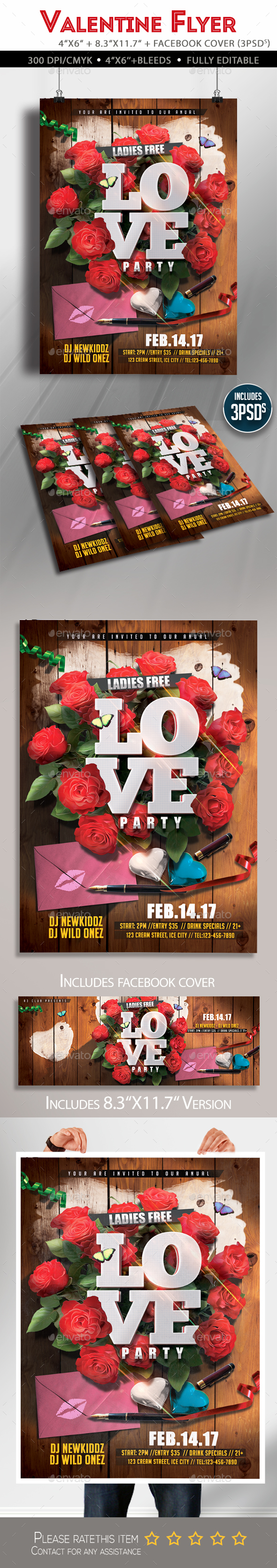 Valentine Flyer