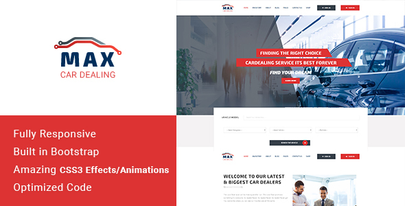 Max Dealer - Automotive Car Dealer HTML Template