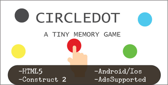 CircleDot (HTML5 Game + Construct 2 CAPX)