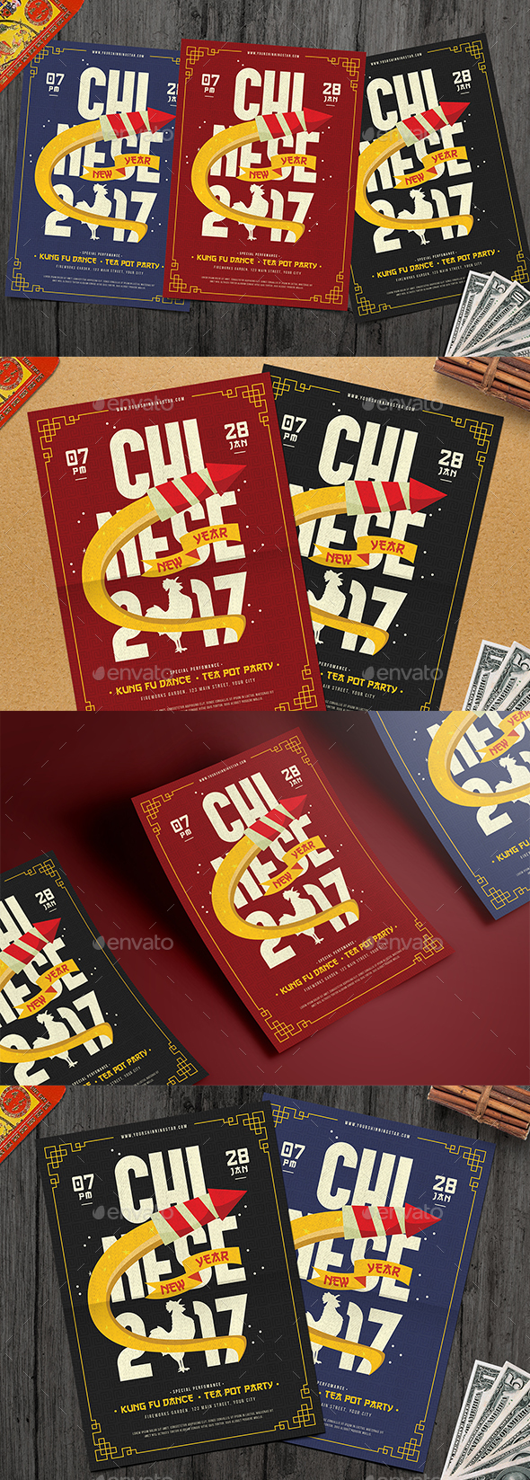 Modern Chinese New Year Flyer