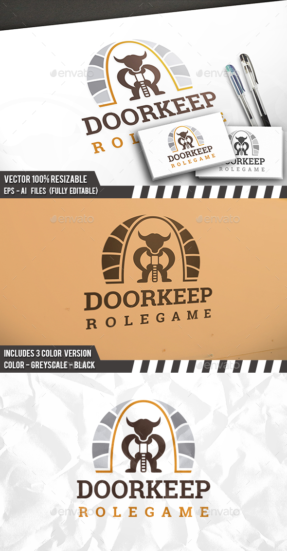 Gate keeper Logo Template