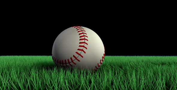 Rolling Baseball Over Grass Rolling Baseball Over Grass