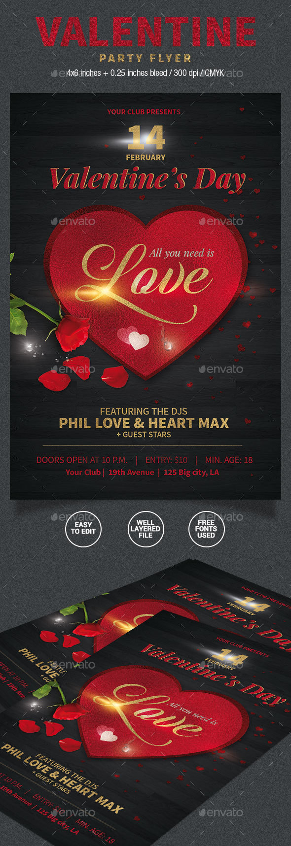 Valentine Party Flyer