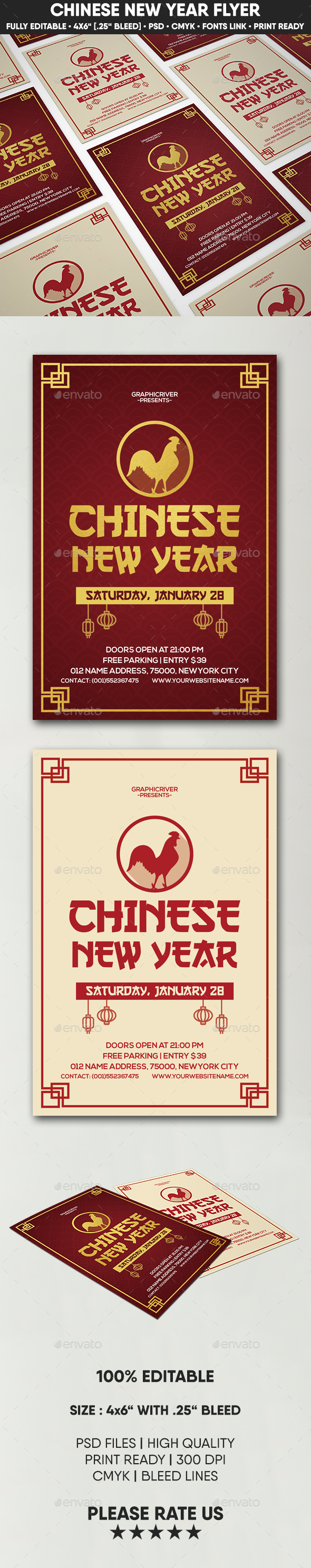 Chinese New Year - Flyer