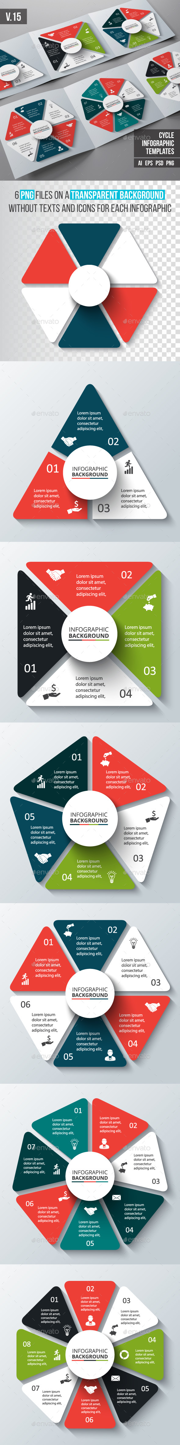 Infographics template set v.15