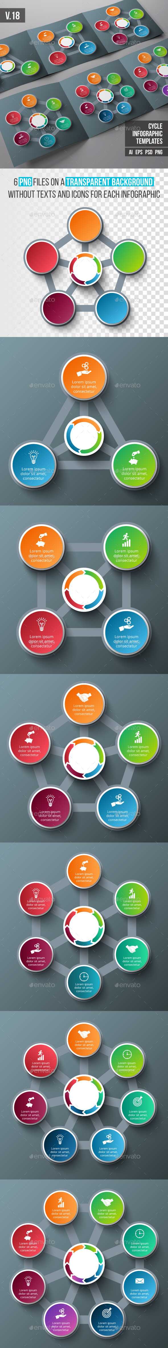 Infographics template set v.18