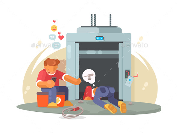 Graphicriver Workers Repairing Broken Lift 19291841 torrent Graphicriver Workers Repairing Broken Lift 19291841 torrent