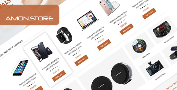 Amon - Multipurpose eCommerce PSD Template