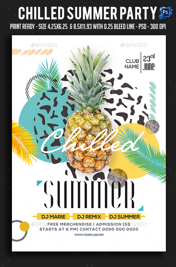 Chilled Summer Party Flyer