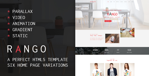 Rango Web Agency - Multipurpose HTML5 Template