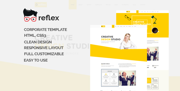 Reflex-One Page Responsive Corporate Template
