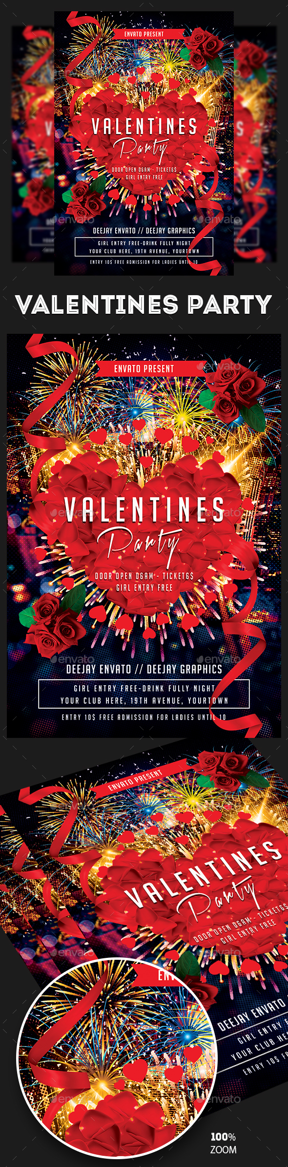 Valentines Party Flyer