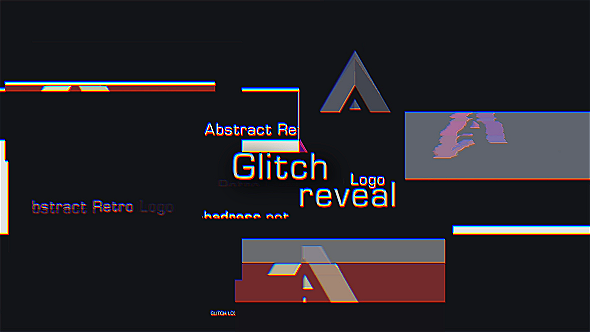 Glitch Logo Reveal